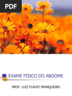 EXAME FÍSICO DO ABDOME