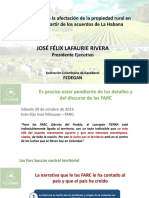 Realidades Sobre La Afectación de La Propiedad Rural en Colombia A Partir de Los Acuerdos de La Habana