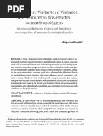 Relações entre visitantes e visitados