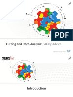 Fuzzing and Patch Analysis - SAGEly Advice