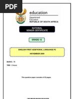 English FAL P2 Nov 2009