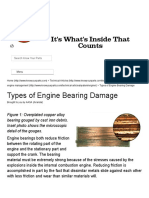 Types of Engine Bearing Damage - KnowYourParts