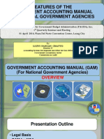 Features of the Government Accounting Manual