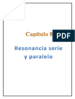 Capítulo 8 - Resonancia Serie y Paralelo PDF