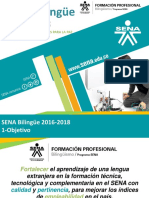 SENA Bilingue 2016-2018 Info para Inducción