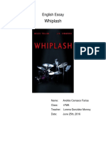 Whiplash: English Essay