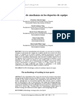 Dialnet LaMetodologiaDeEnsenanzaEnLosDeportesDeEquipo 3216761 PDF
