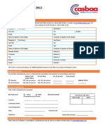 CASBAA India Forum 2012 Registration Form Regular