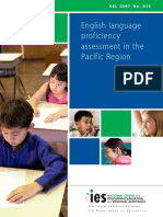 OCEANIA-English Language Proficiency Assessment in The Pacific Region