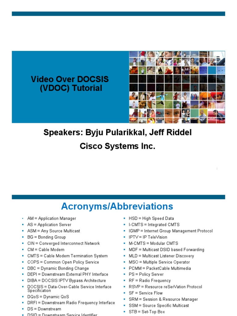 Video Over DOCSIS for Cable Operators | PDF | Computers | Technology ...