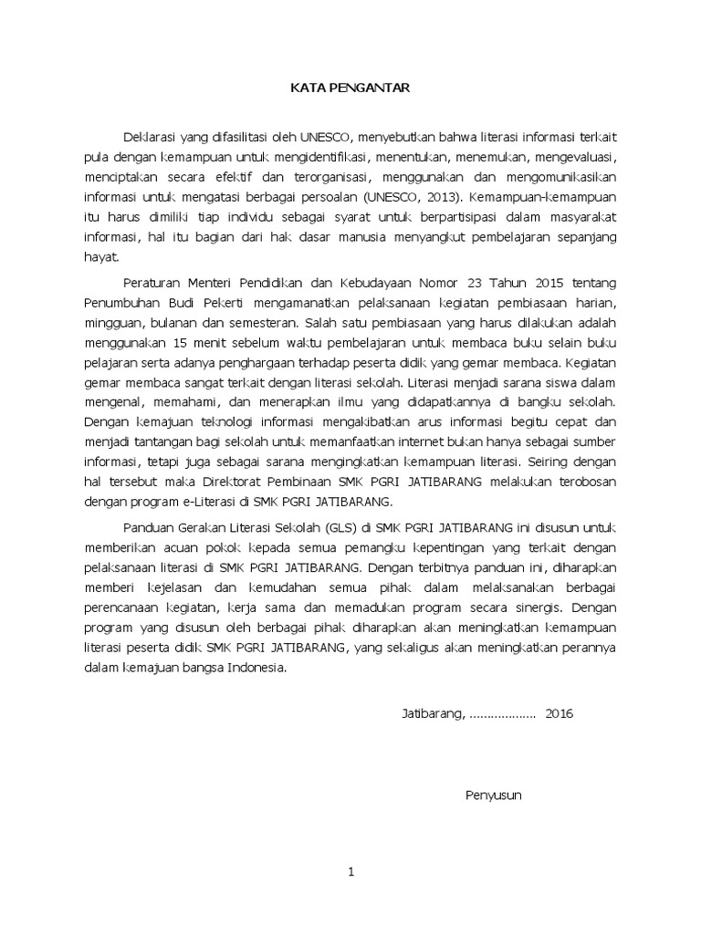 Program Kerja Literasi