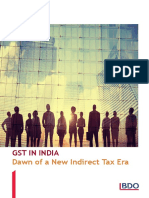 GST in India: Dawn of A New Indirect Tax Era