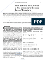 Crank-Nicolson Scheme For Numerical Solutions of Two-Dimensional Coupled Burgers' Equations