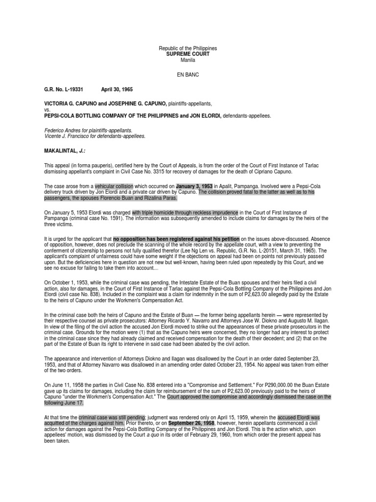 Torts (Prescription Defense) PDF Statute Of Limitations Lawsuit