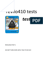 Revilo410 Tests PART 1