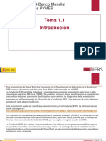 11 and 12 Workshop Outline and Overview of IFRS for SMEsTRADUCCIONyrt