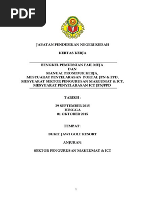 Bengkel Fail Meja Pdf