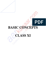 Basic Concepts Class Xi