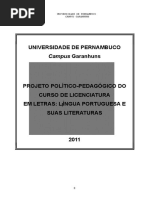Projeto Letras FFPG 2011
