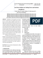 Review of Effect of Tool Nose Radius on Cutting Force and Surface Roughness