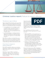 Factsheet Criminal Justice Report Failure To Report Offence