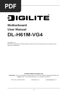 digilite dl-h61m-vg4 drivers