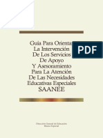 7 Guia para Orientar La Intervencion de Los Saanee PDF