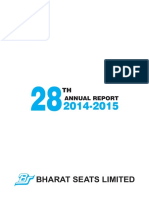 Bharat Seat Annual Report Proxy Att Slip2014 15