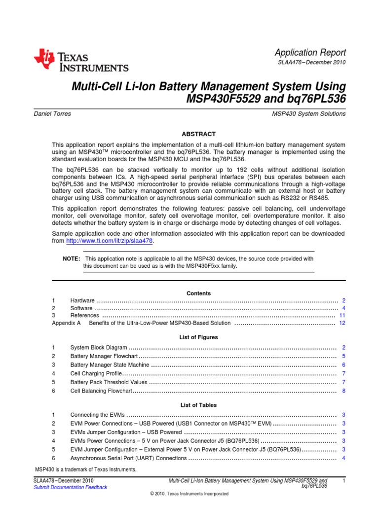 BMS Development PDF PDF