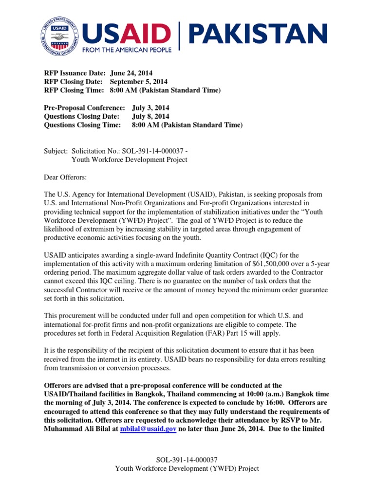 Youth Workforce Development Project | PDF | Offer And Acceptance ...
