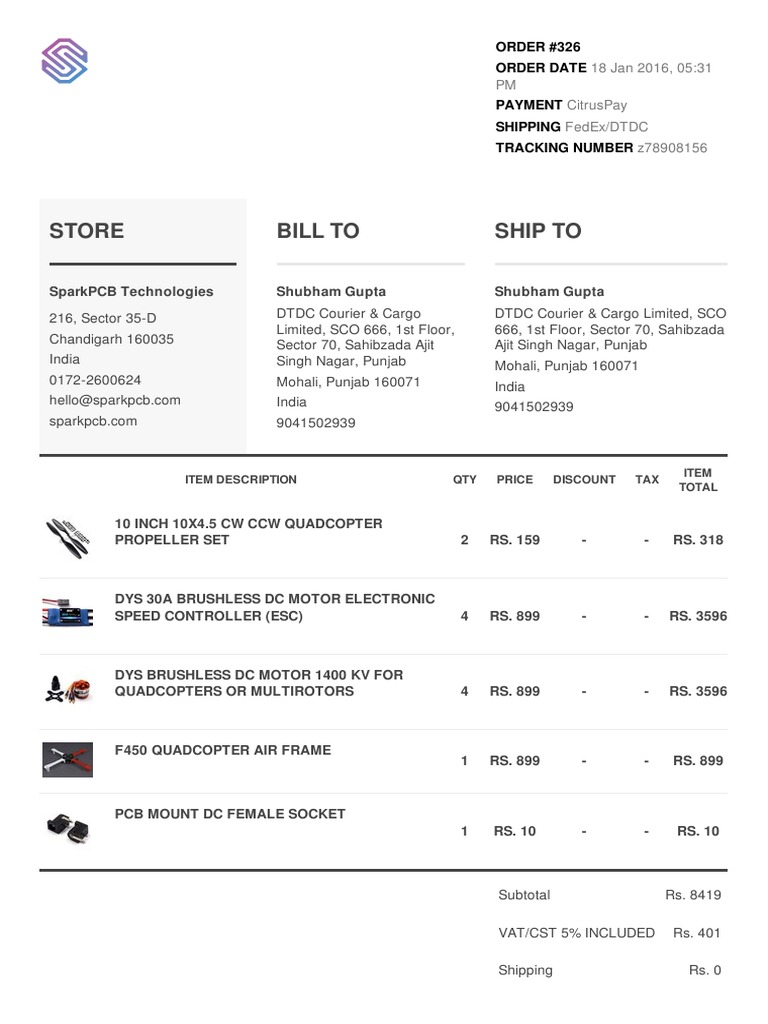 First Bill Pdf Vehicles Trade
