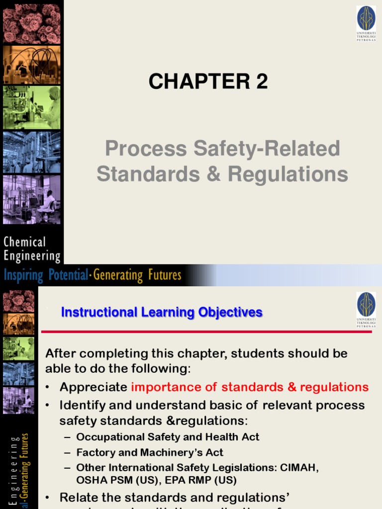 Process Safety-Related Standards & Regulations | PDF | Risk Management ...