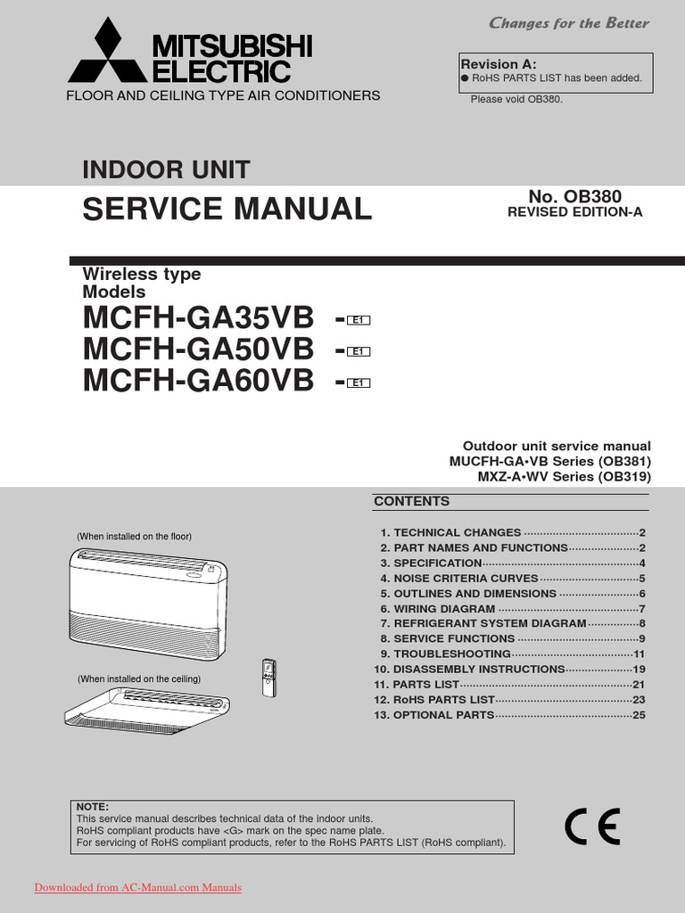 Mitsubishi Purifier Wiring Diagram