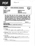 grade 4 life skills june exam 2014 pdf bullying test assessment