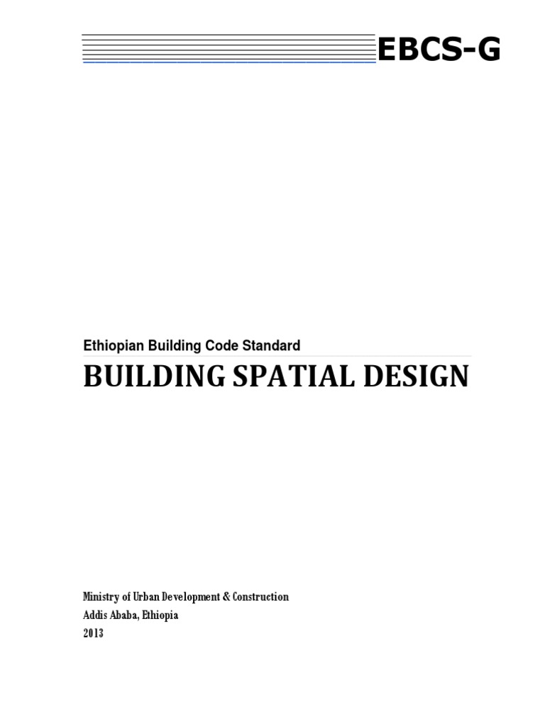 Building Spatial Design PDF Wall Building Code