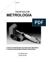 Notas de Aula de Metrologia PDF