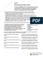 Improve Your English Checklist c1 PDF