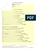 FuturePerfect Vs FutureContinuous Exercises