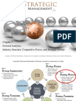 External Analysis: Industry Structure, Competitive Forces, and Strategic Groups