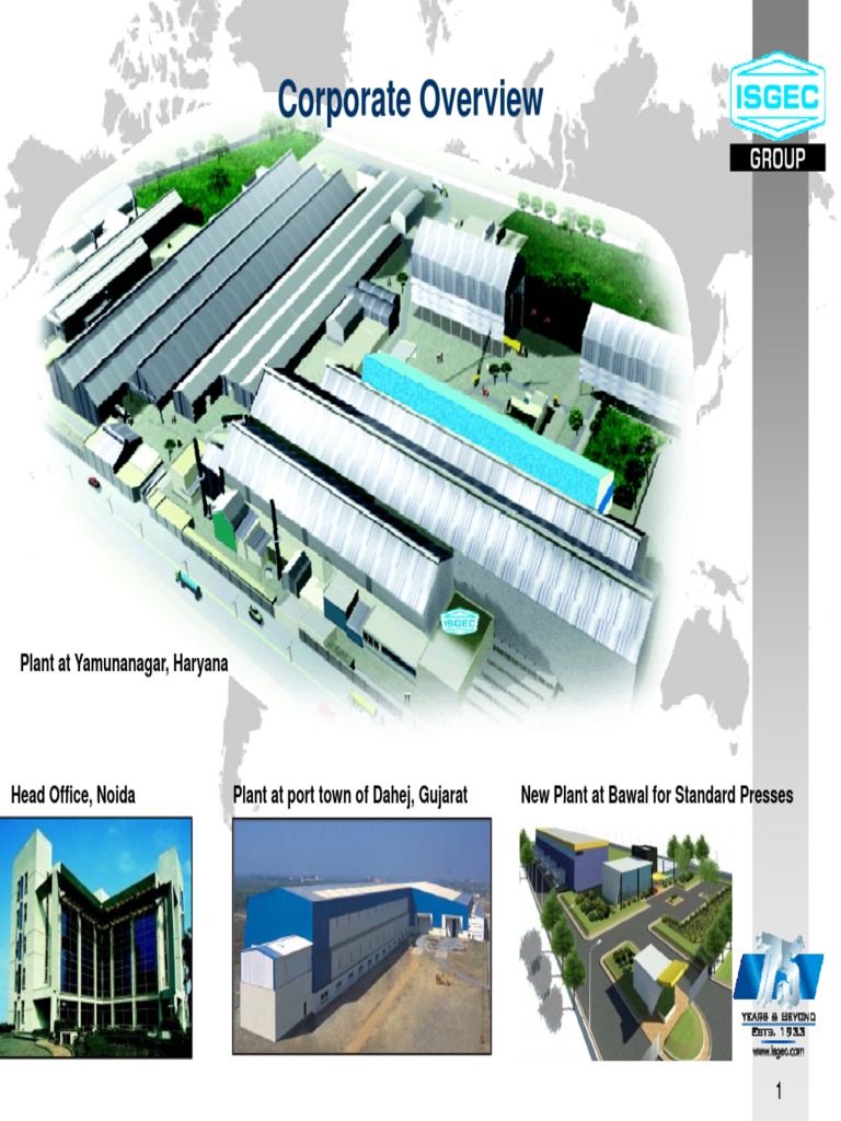 ISGEC Corporate Overview and Operations | PDF | Metal Fabrication ...