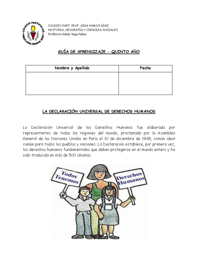 4 Unidad Derechos Humanos | PDF | Política | Ciencias sociales