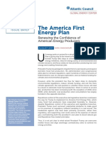 The America First Energy Plan: Renewing The Confidence of American Energy Producers