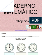 Cuaderno Uso Del Reloj PDF