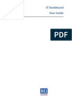 IT Dashboard User Guide - V1 0 0