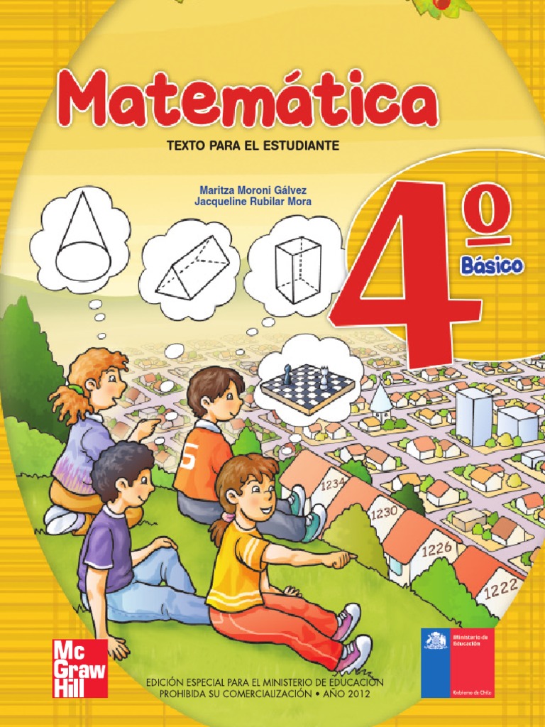Libro de Matematica 4 Basico PDF | PDF | Crecimiento personal y ...