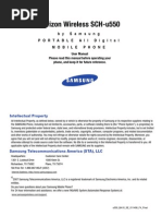 Download Samsung SCH u550 Manual by DOGGxYO SN3565371 doc pdf