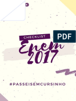 Checklist Enem 2017