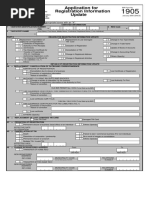 BIR Form 1905 PDF