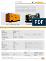 Grupo Electrógeno MP-150 de 136-152 Kw con Motor Perkins