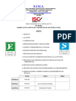 PO-08-801Fabricación, Montaje y Desmontaje de Estructura